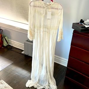 Zara laced long cape/tunic/top